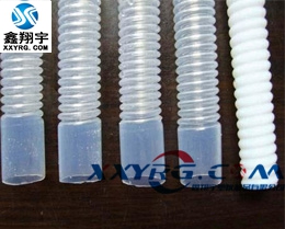 XY-0504耐高溫耐強酸套聚四（sì）氟乙烯PTFE FEP鐵氟（fú）龍波紋軟管